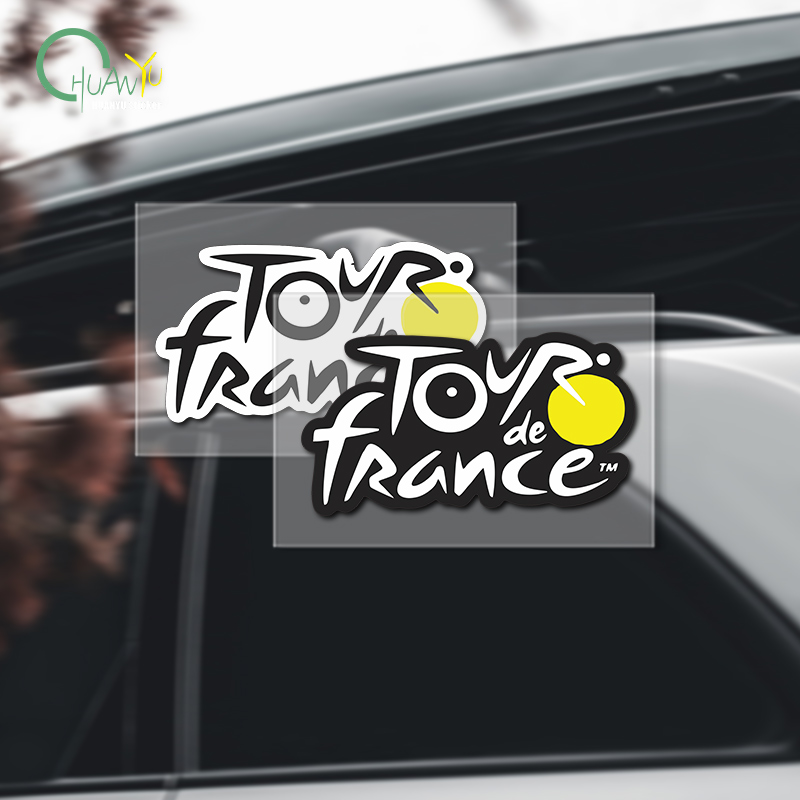 Mountain Biking Helmet - Tour de France logo sticker for