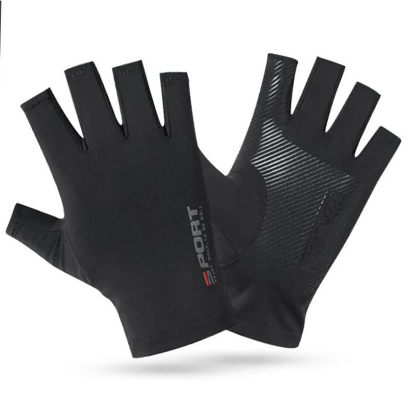 Mountain Biking Gloves - 1Pair Half Finger Cycling Gloves Anti-slip