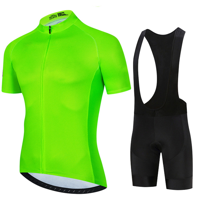 Fluorescent Green 2024 Solid c - Mountain Biking Uniform ulasan dan harga