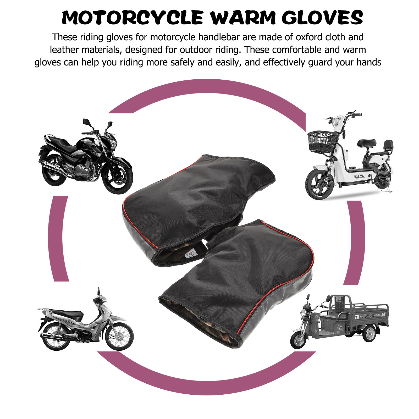 1Pair Motorcycle Winter Gloves - Mountain Biking Gloves ulasan dan harga