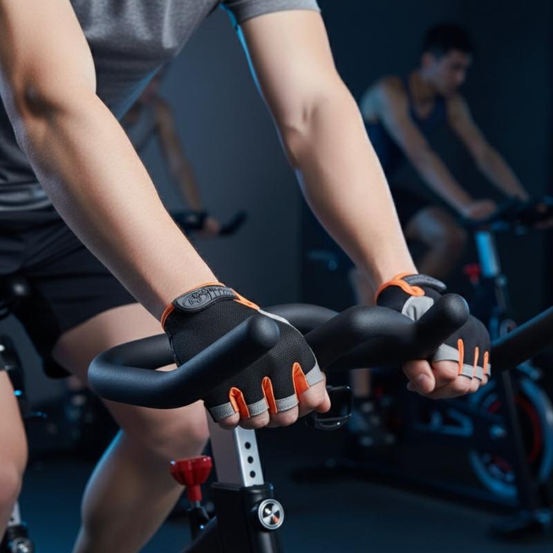 Fingerless Cycling Gloves Anti - Mountain Biking Gloves ulasan dan harga