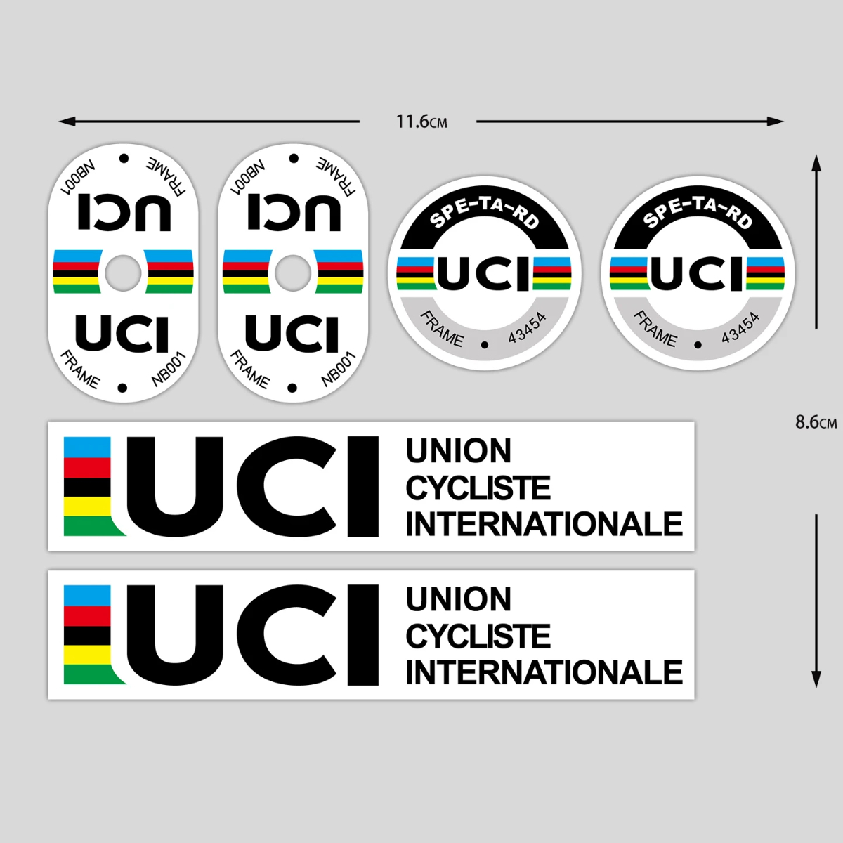 UCI Cycling Frame Stickers Dur - Mountain Biking Helmet ulasan dan harga