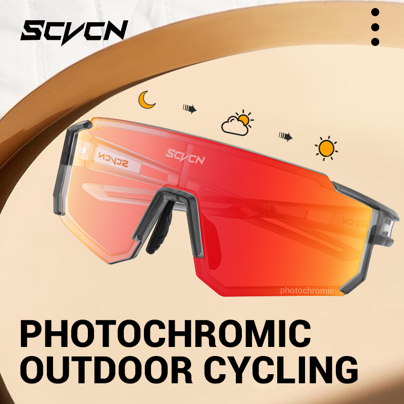 SCVCN Hot Photochromic Protect - Mountain Biking Glasses ulasan dan harga