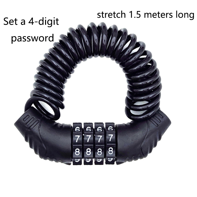 Portable Password Wire Anti-Th - Mountain Biking Helmet ulasan dan harga