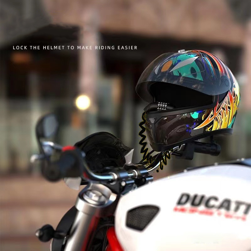 Portable Password Wire Anti-Th - Mountain Biking Helmet ulasan dan harga