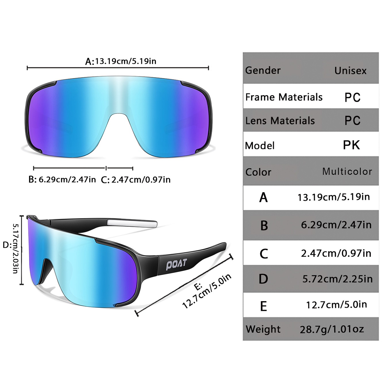 POAT UV400 Cycling Sunglasses  - Mountain Biking Glasses ulasan dan harga
