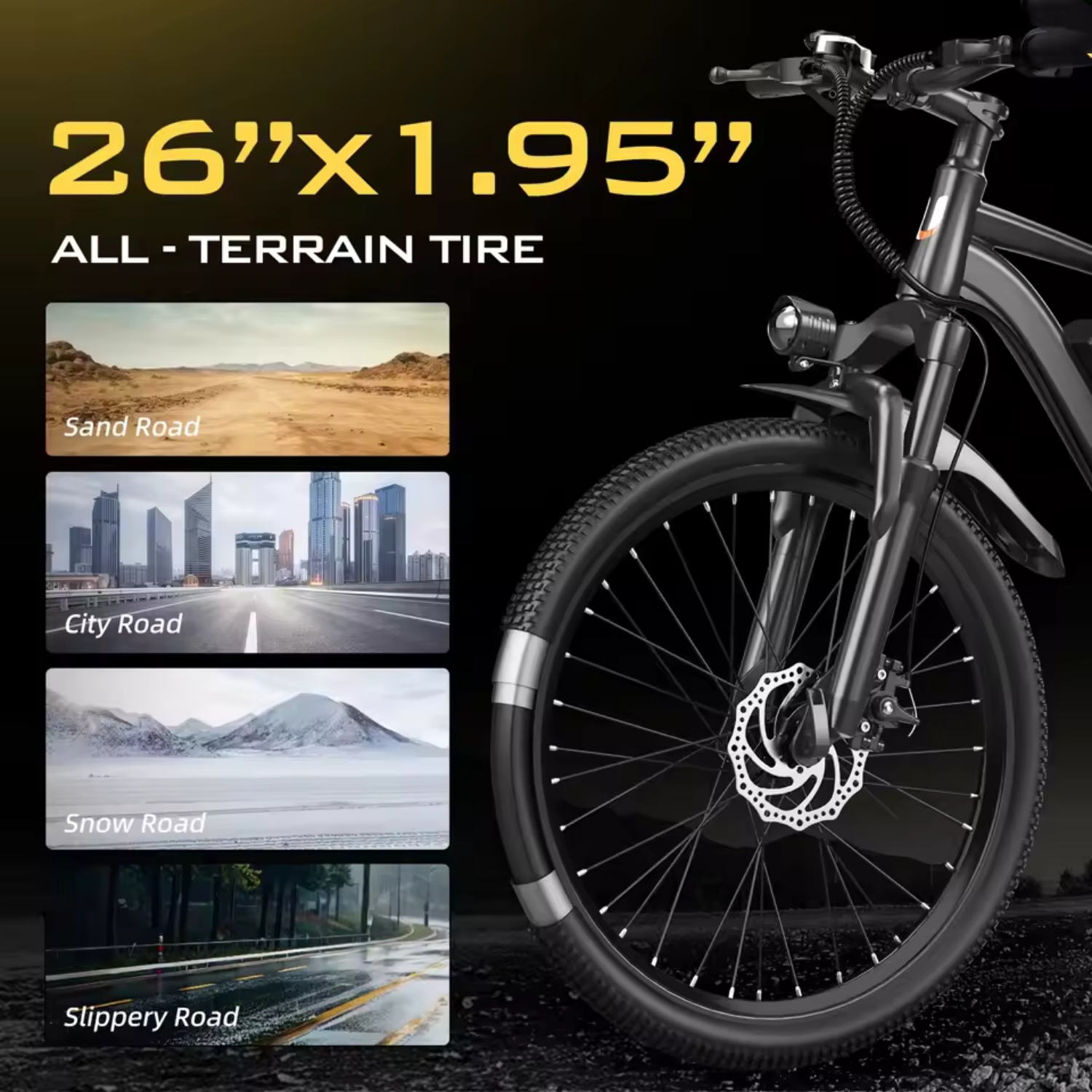 Off-Road E-bike, 500W Motor, F - Mountain Biking Trails ulasan dan harga
