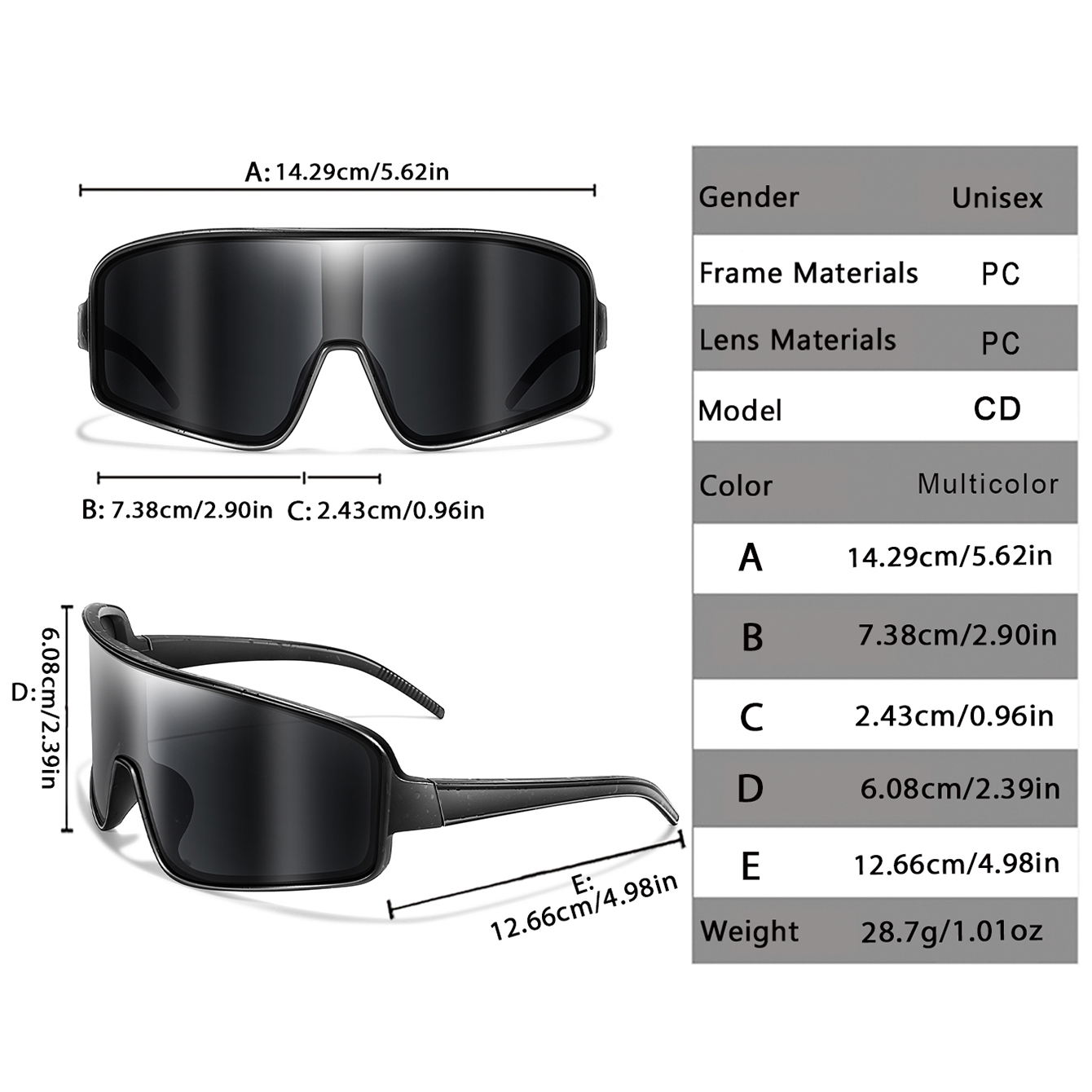 Outdoor Casual Sunglasses Larg - Mountain Biking Glasses ulasan dan harga