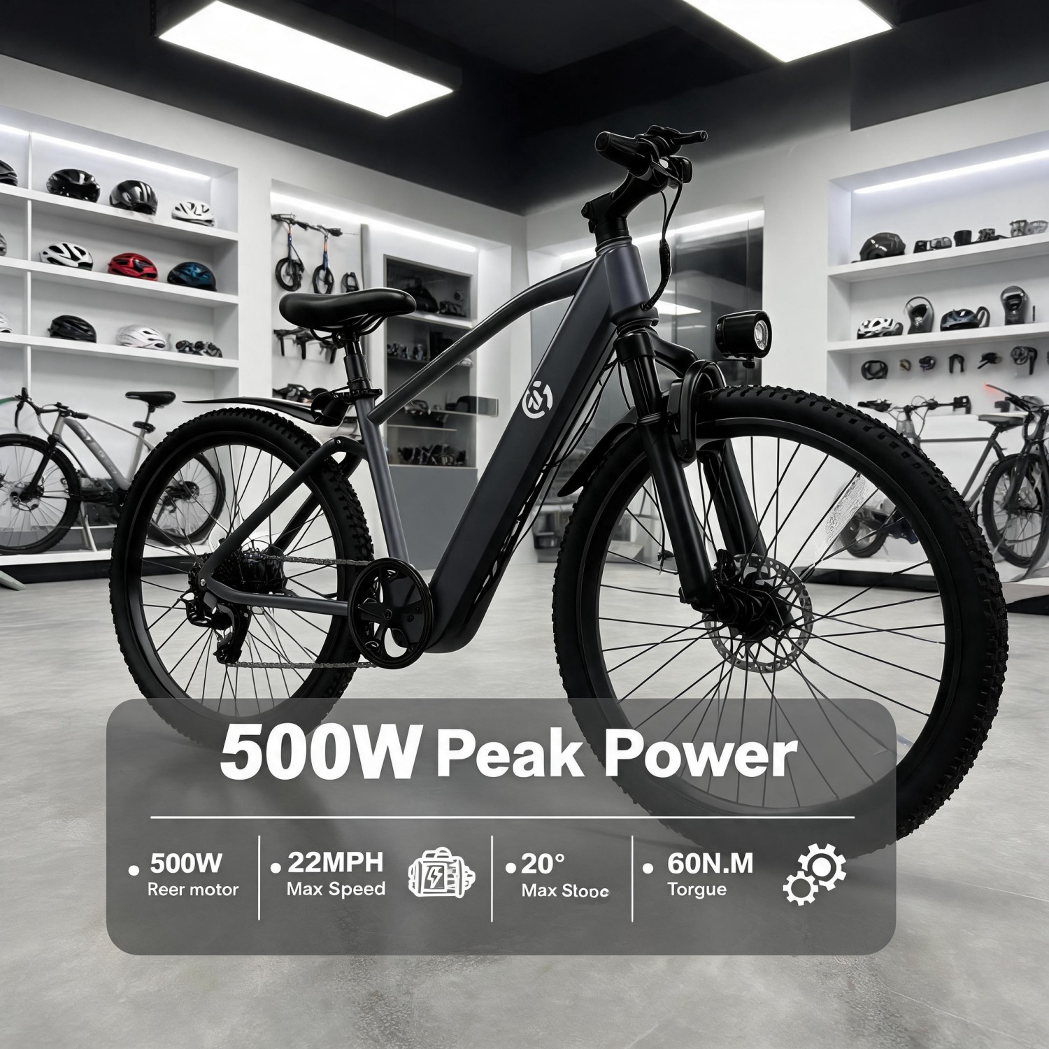 Rough Terrain E-Bike, Mountain - Mountain Biking Trails ulasan dan harga