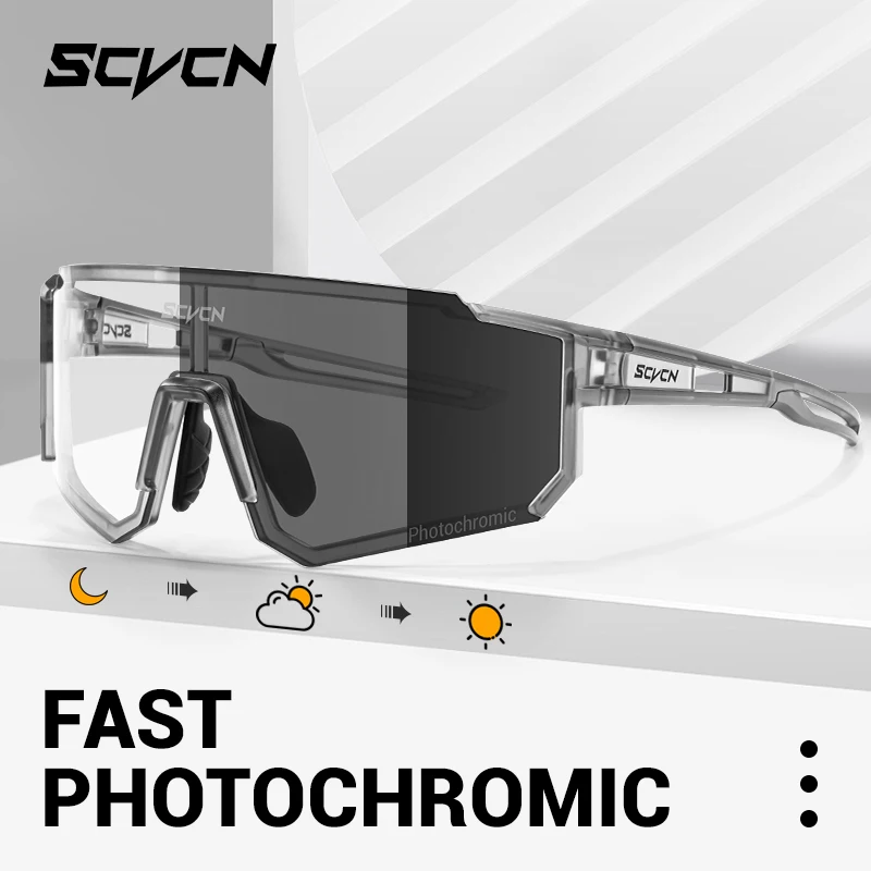 SCVCN New Outdoor Photochromic - Mountain Biking Glasses ulasan dan harga