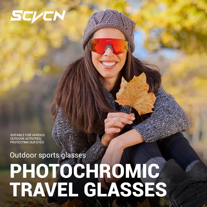 SCVCN New Outdoor Photochromic - Mountain Biking Glasses ulasan dan harga