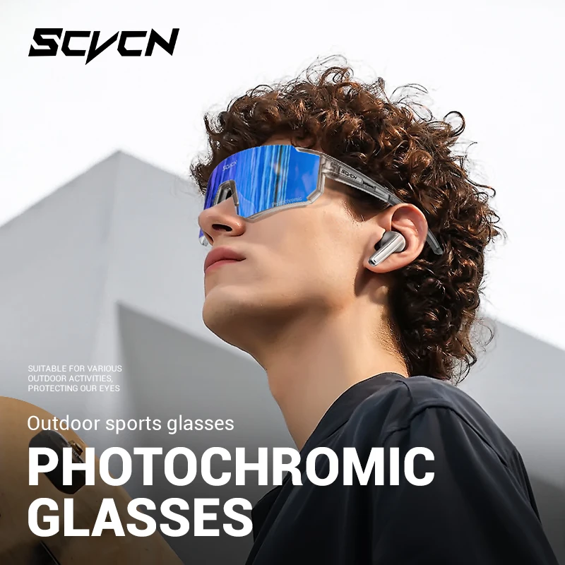 SCVCN New Outdoor Photochromic - Mountain Biking Glasses ulasan dan harga