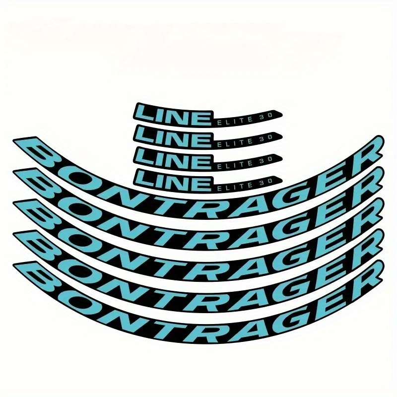 9Pcs 2D Helmet Stickers Bontra - Mountain Biking Helmet ulasan dan harga