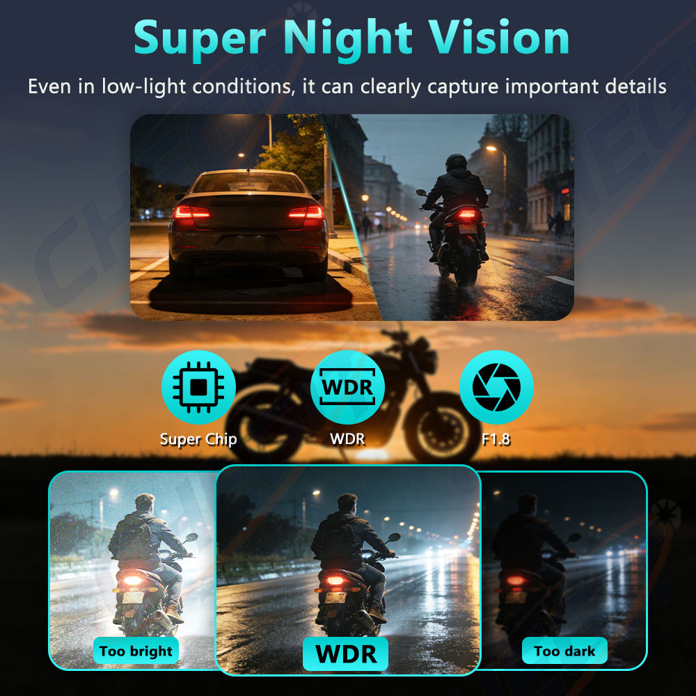 2K 30fps Motorcycle Dash Cam D - Mountain Biking Helmet ulasan dan harga