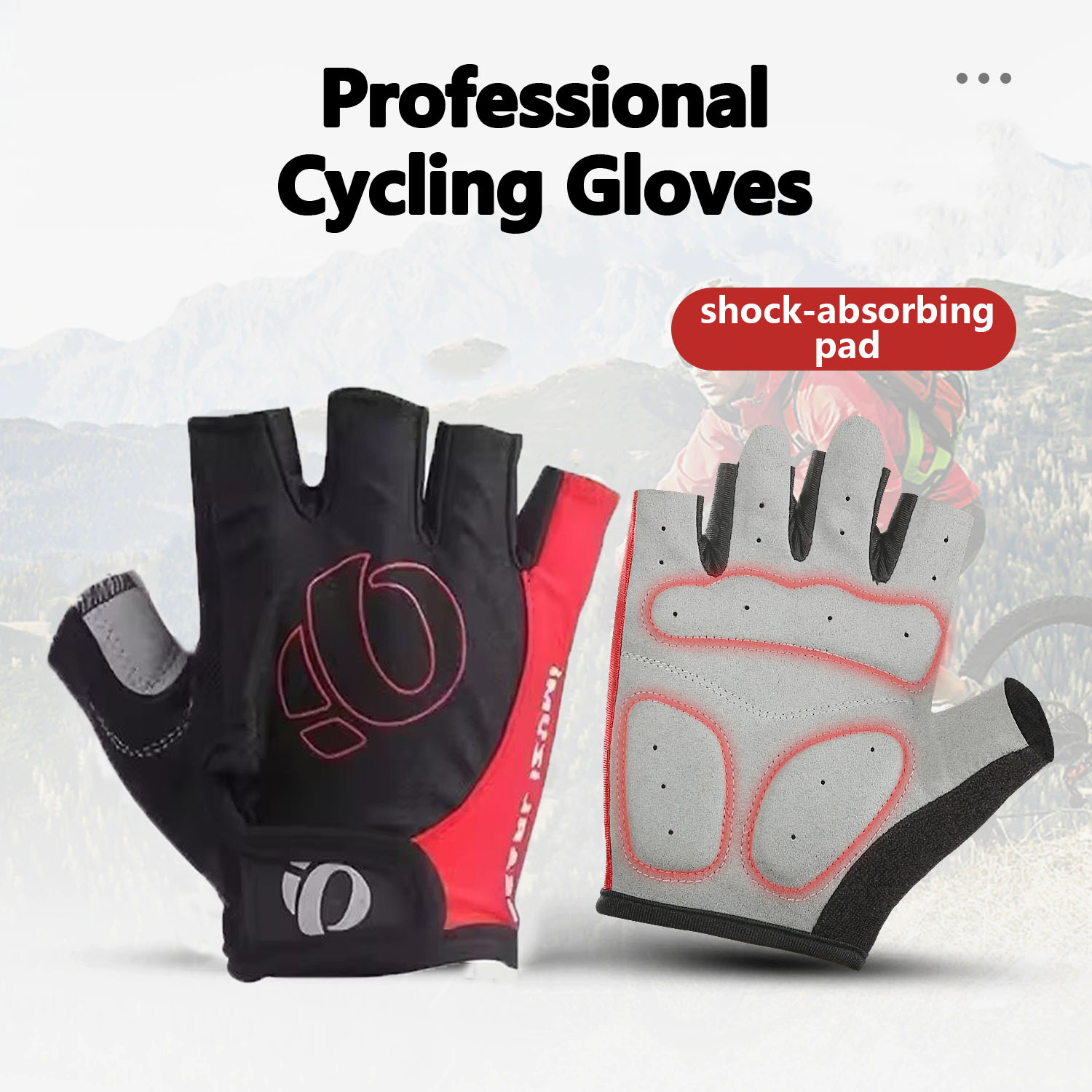Outdoor Cycling Shock-absorbin - Mountain Biking Gloves ulasan dan harga