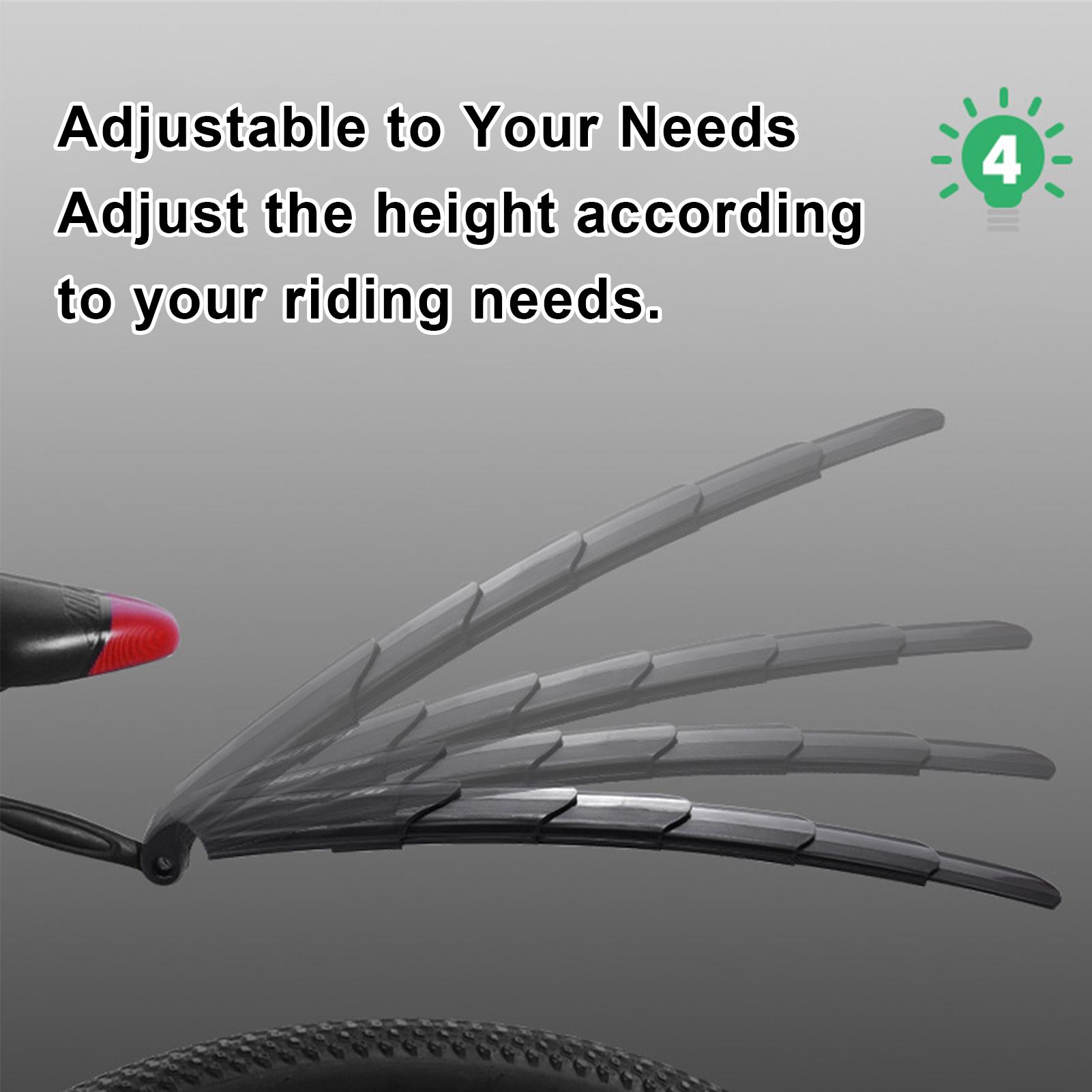 Bike Fenders Telescopic Bicycl - Mountain Biking Trails ulasan dan harga