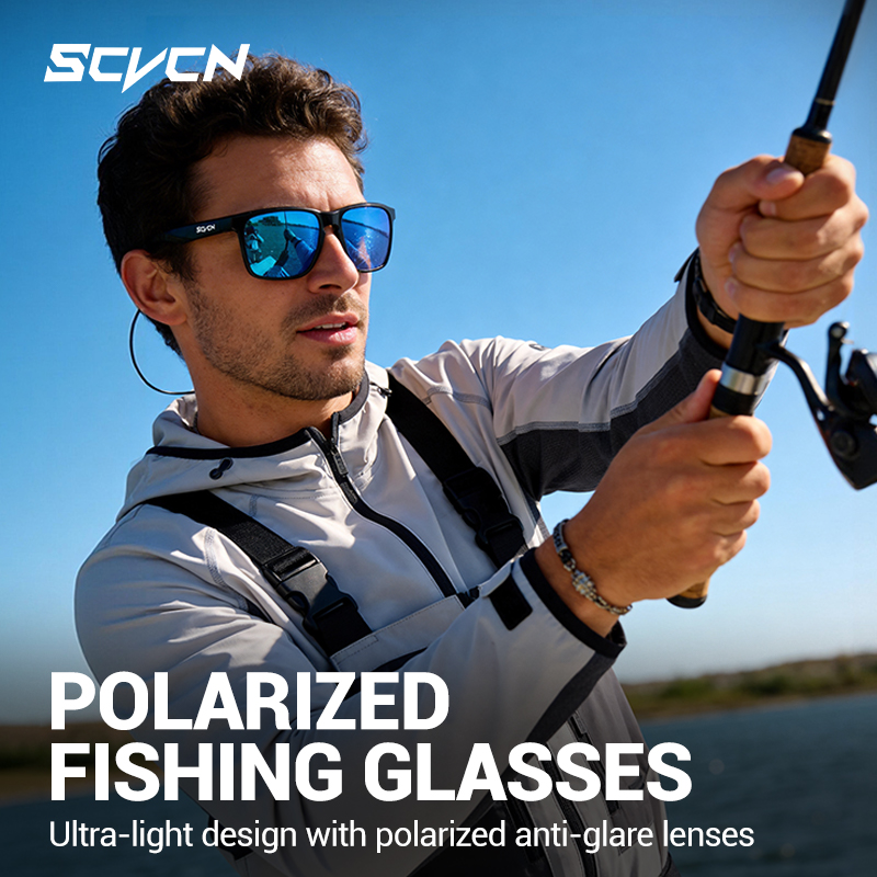 SCVCN Polarized Fishing Sungla - Mountain Biking Glasses ulasan dan harga